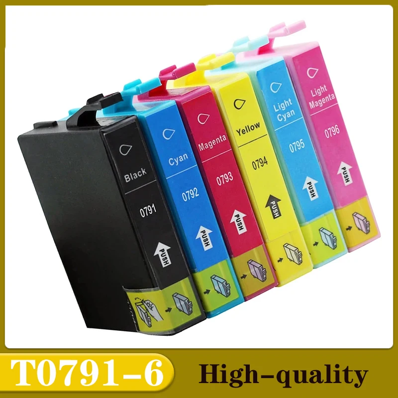 

79 T0791-T0796 compatible ink cartridge for EPSON Stylus Photo 1400 PX700W PX800FW P50 PX830FWD 1500W Artisan 1430 printer