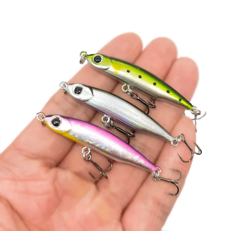 Mini Sinking Pencil 3.2g Fishing Lure Wobblers Crankbait Hard Bait Hardbait Artificial Bait wobbler for Jigging Fishing