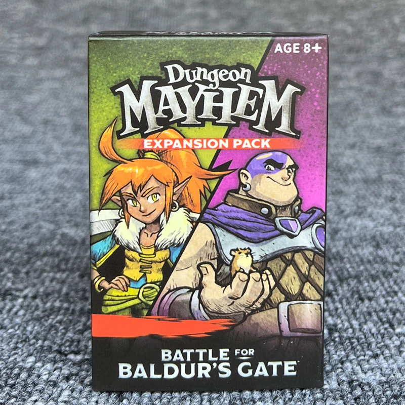 Baldur\'s Gate Dungeon Mayhem Board games Monster Madness Card English version Children\'s Toy Gift