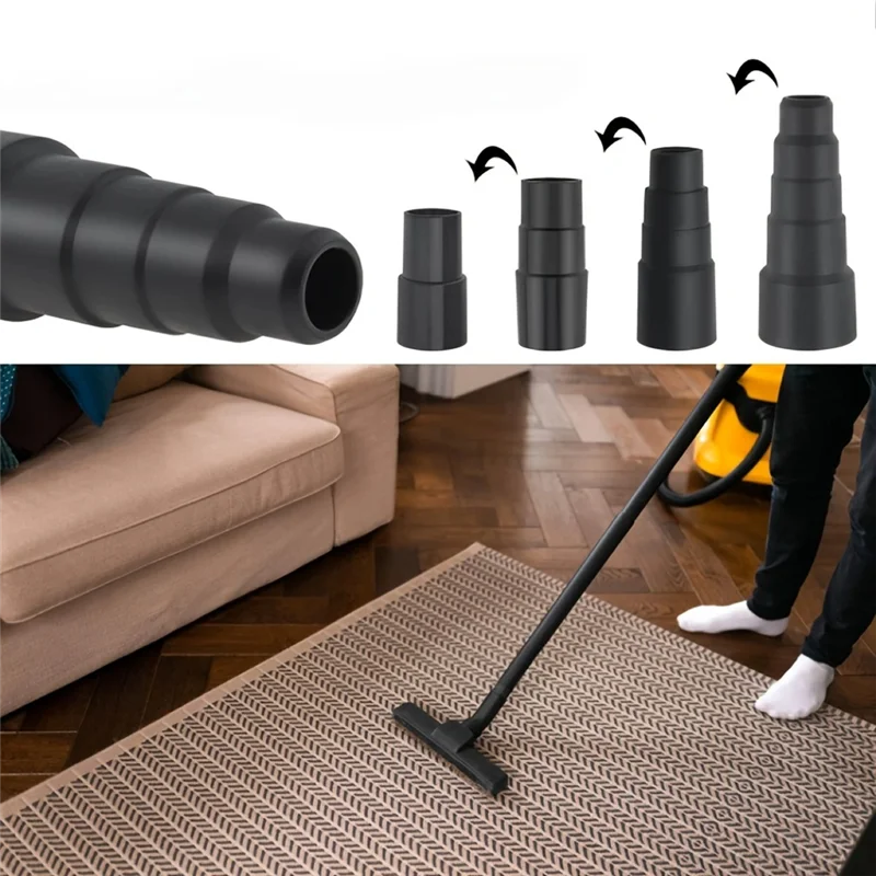 N09R-Vacuum Cleaner Hose Adapter Kit Accessory Adapter 1 1/2 Inch To 1 3/8 Inch To 1 1/4 Inch 1 1/8 Inch To 1 3/8Inch