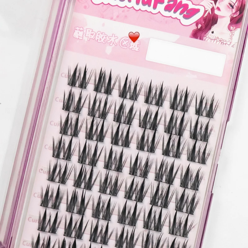 Manga Lashes Diy Natural Cluster Lashes Eyelash extension Volume Individual Lashes  Faux Mink Lashes