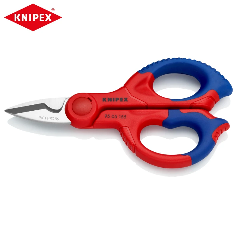 Knipex Tesoura Eletricista Fibra de Vidro Reforçada 95 05 155 sb 155 mm 6.1