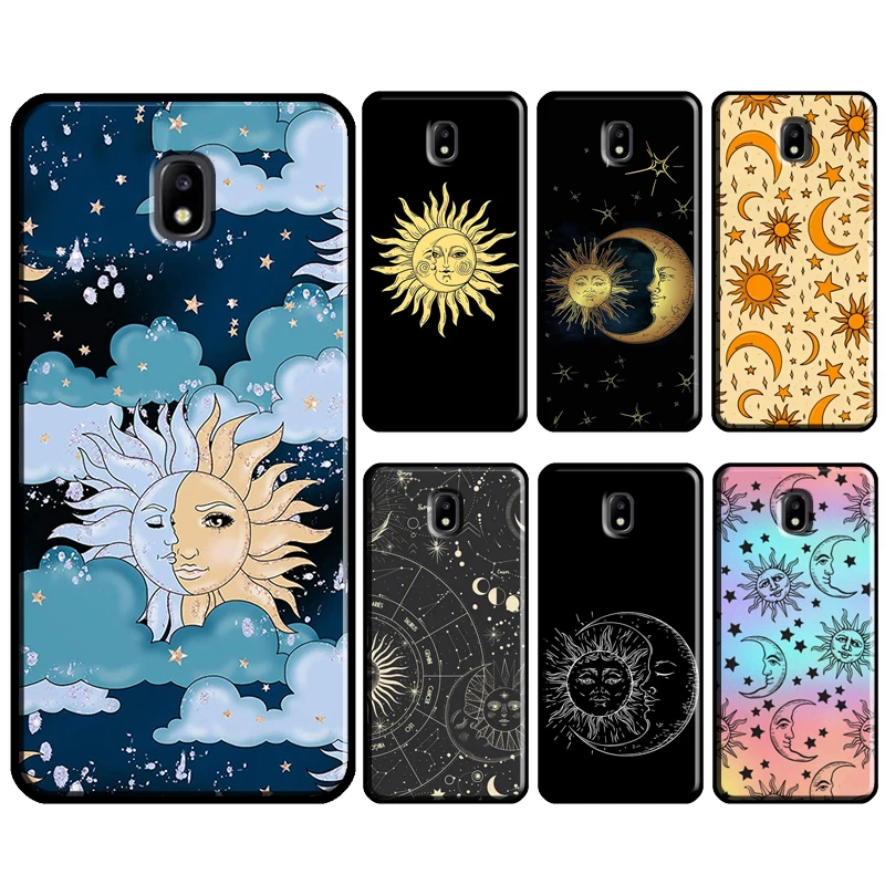 Sun Moons Star Signs Astrological Celestial Bumper Case For Samsung A9 J8 J4 J6 A6 A8 Plus 2018 A3 A5 2016 J3 J5 J7 2017 Cover