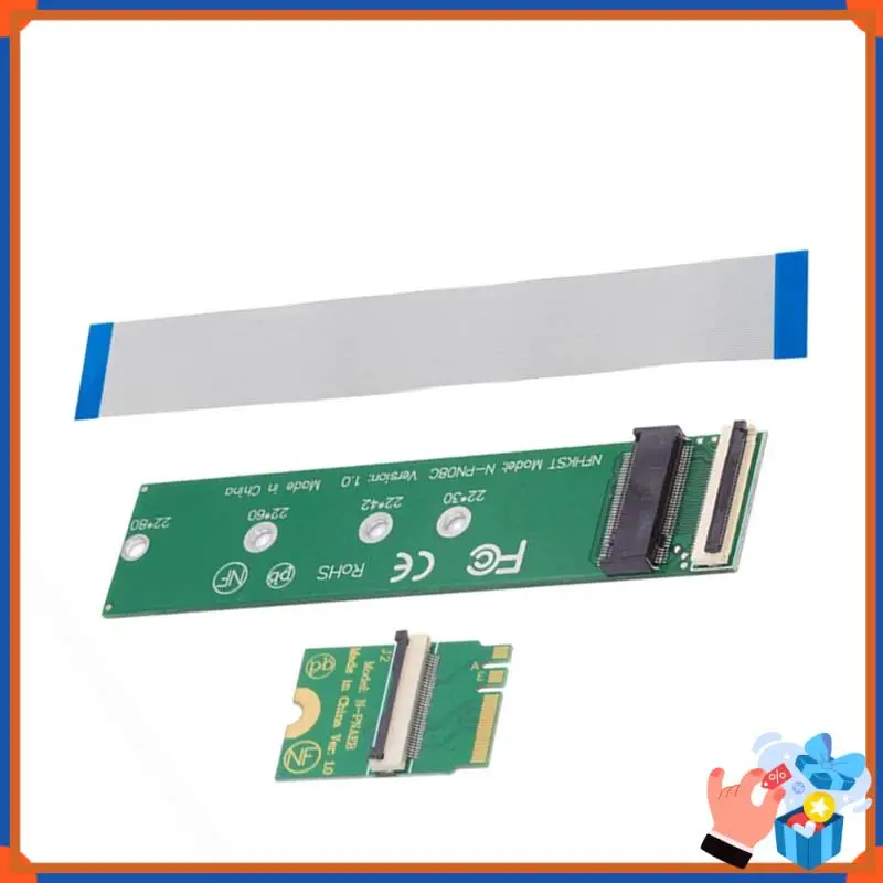Compact Key A+E Interface WIFI Tom.2 Key M Interface Adapter FPC Soft Bank SSD Connection Cable NVME Adapter Card NGFF
