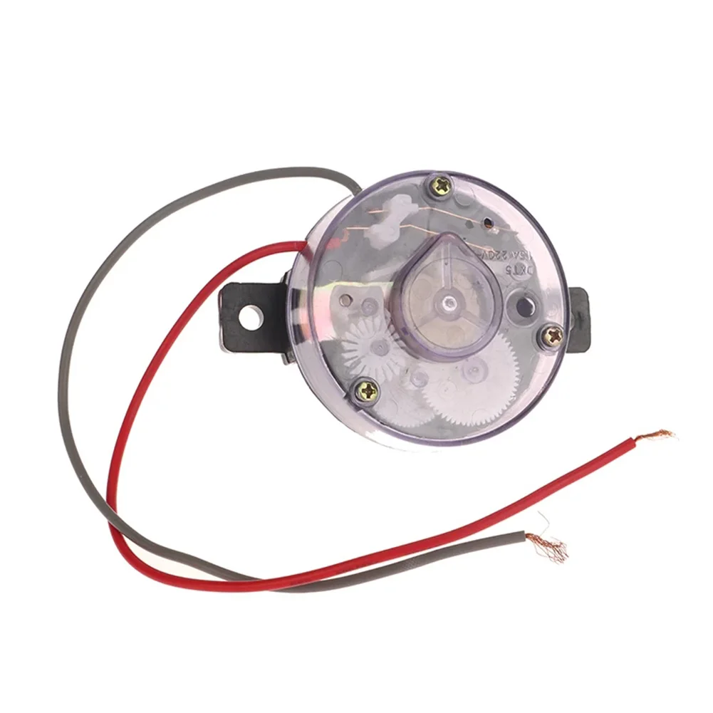 5 Min Mechanical Timer Switch Knob for Washing Machine Spin Cycle 220V DXT5 Type Two Wire Connection Plastic Metal