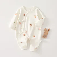 AYNIGIELL High-Quality Newborn Baby Jumpsuit Four Season Cute Children's Jumpsuit 0-6M Cute Baby Girl Male Baby Clothing 3
