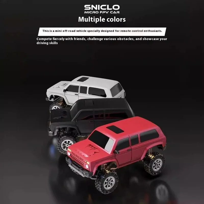 SNICLO Mini Simulatie Klimmen FPV Afstandsbediening Auto RC 4WD Verjaardag Desktop Speelgoed Terreinwagen Schoolstartcadeau Kinderen