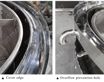 طنجرة ضغط كهربائية صناعية سعة 200 لتر تجارية