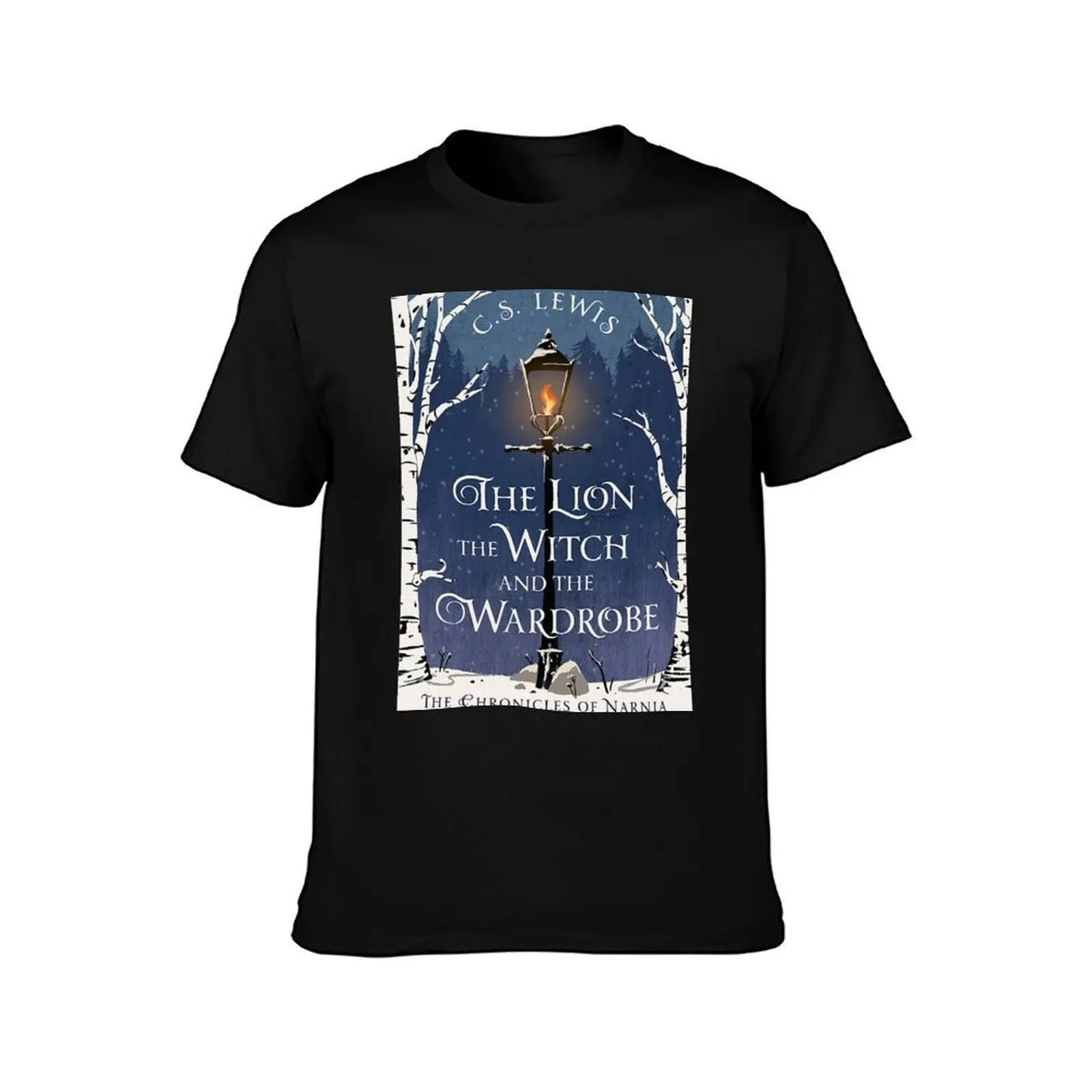 The Lion the Witch and the Wardrobe Lampost T-Shirt Summer Casual Cotton Tee Oversized Streetwear Tops Vintage Graphic Print