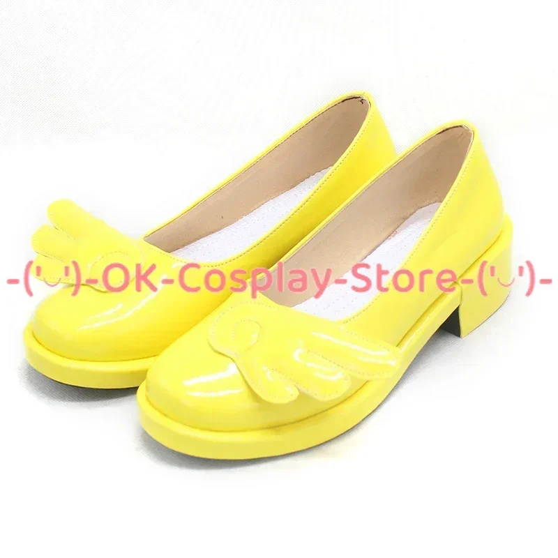 [Customized Size] Cardcaptor Sakura Sakura Kinomoto Cosplay Shoes Anime Roleplay Costume Prop Halloween Party Boots PU Leather