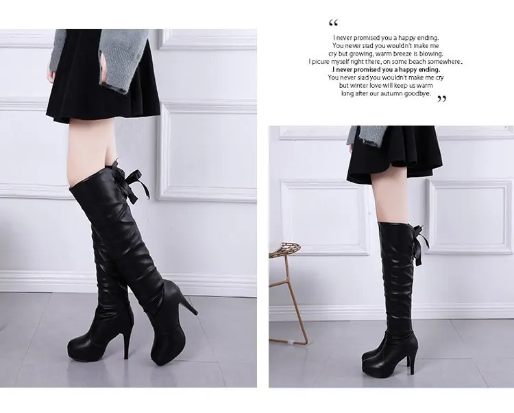 Damenstiefel Luxus-Ritterstiefel für Damen Modische Sexy Weiche Lederschuhe Elegante Bequeme Kniehohe Stiefel – Detail 17