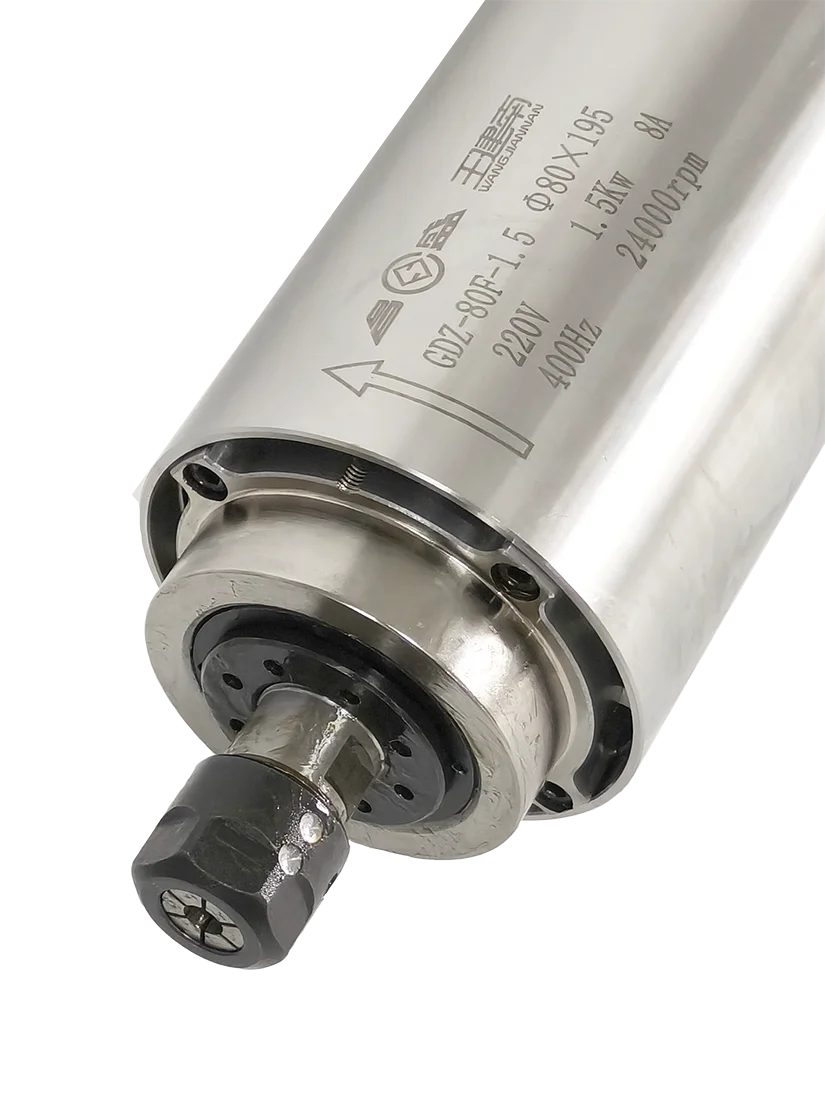 1.5kW Air‑Cooled CNC Spindle Motor, 24000 RPM High‑Speed Machine Spindle for CNC Engraving & Milling Applications