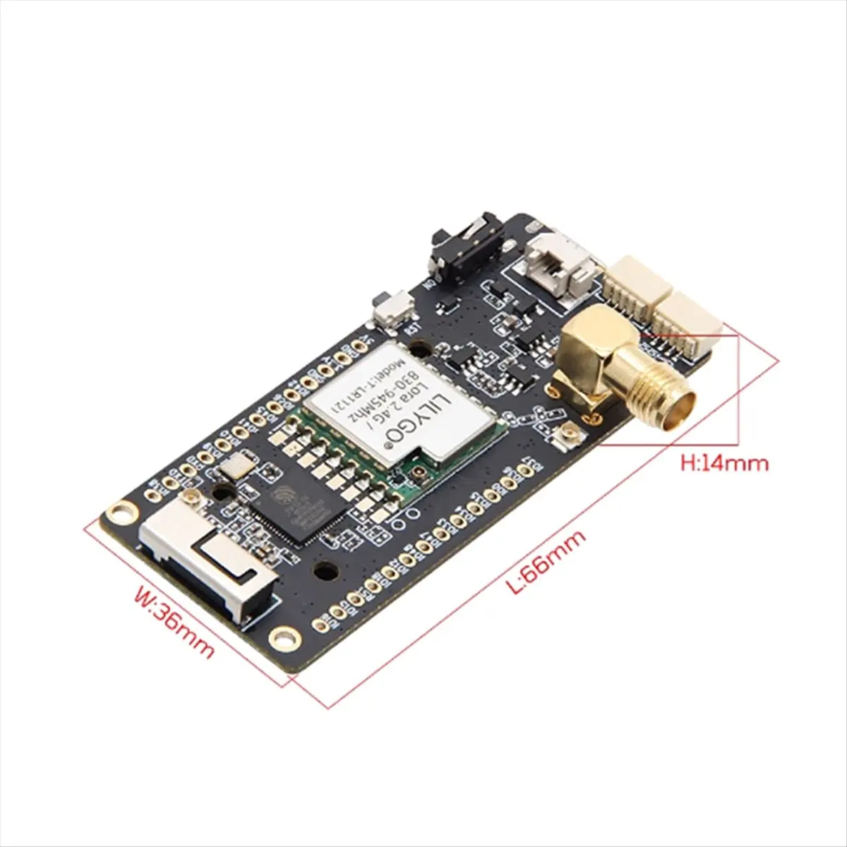 A10I  T3S3-LR1121/2.4G V1.2 - LoRa2.4G SX1280 Equipped with 0.96 Inch OLED Development Board Module