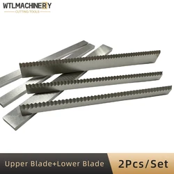 Set of Vertical Packing Machine Blade Pillow Packaging Machinery Cutting Knife Upper Blade+Lower Blade 2Pcs/Set