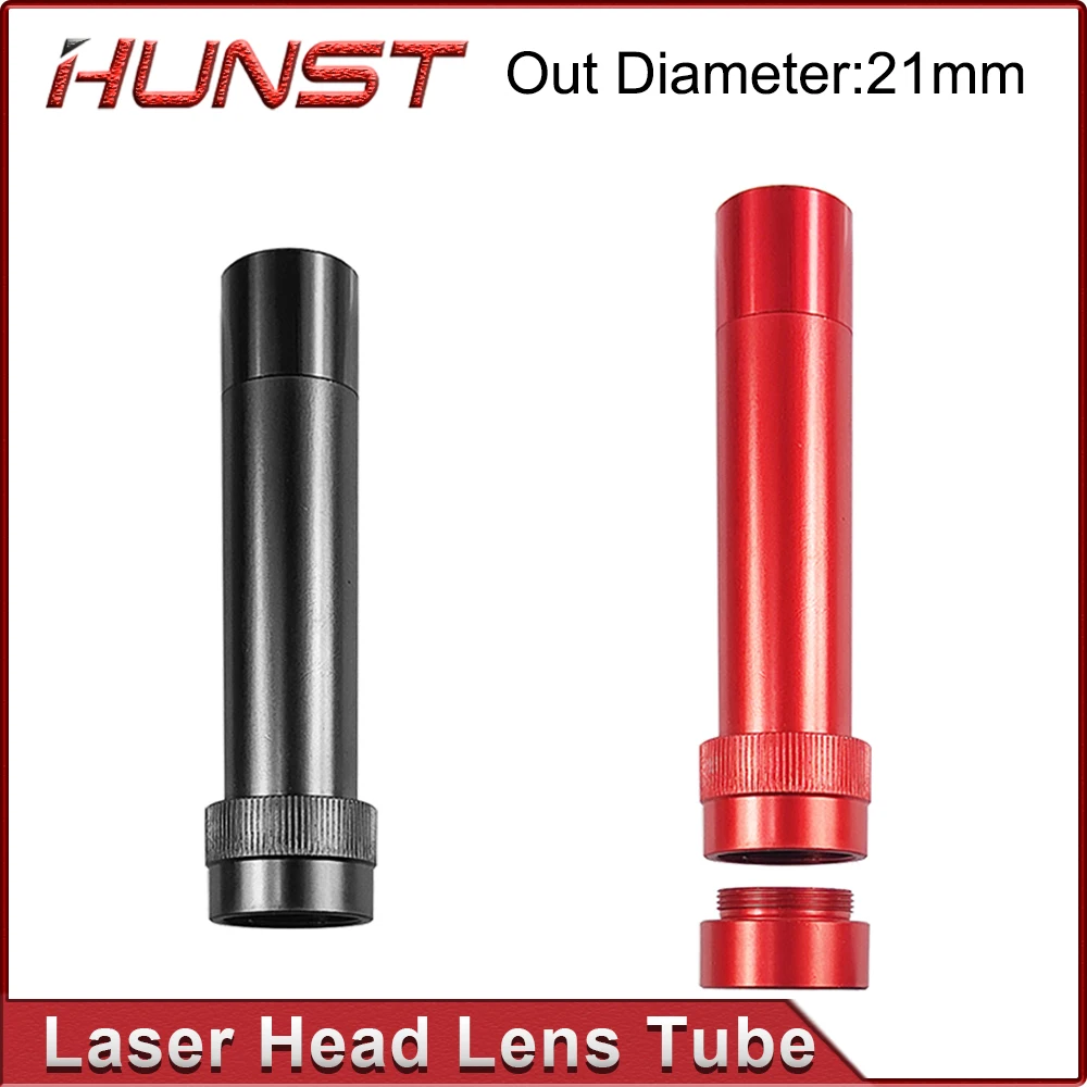 HUNST Co2 Lens Tube Outer Diameter 21mm for Lens Dia.20mm F50.8/63.5mm for Laser Cutting and Engraving Machine.