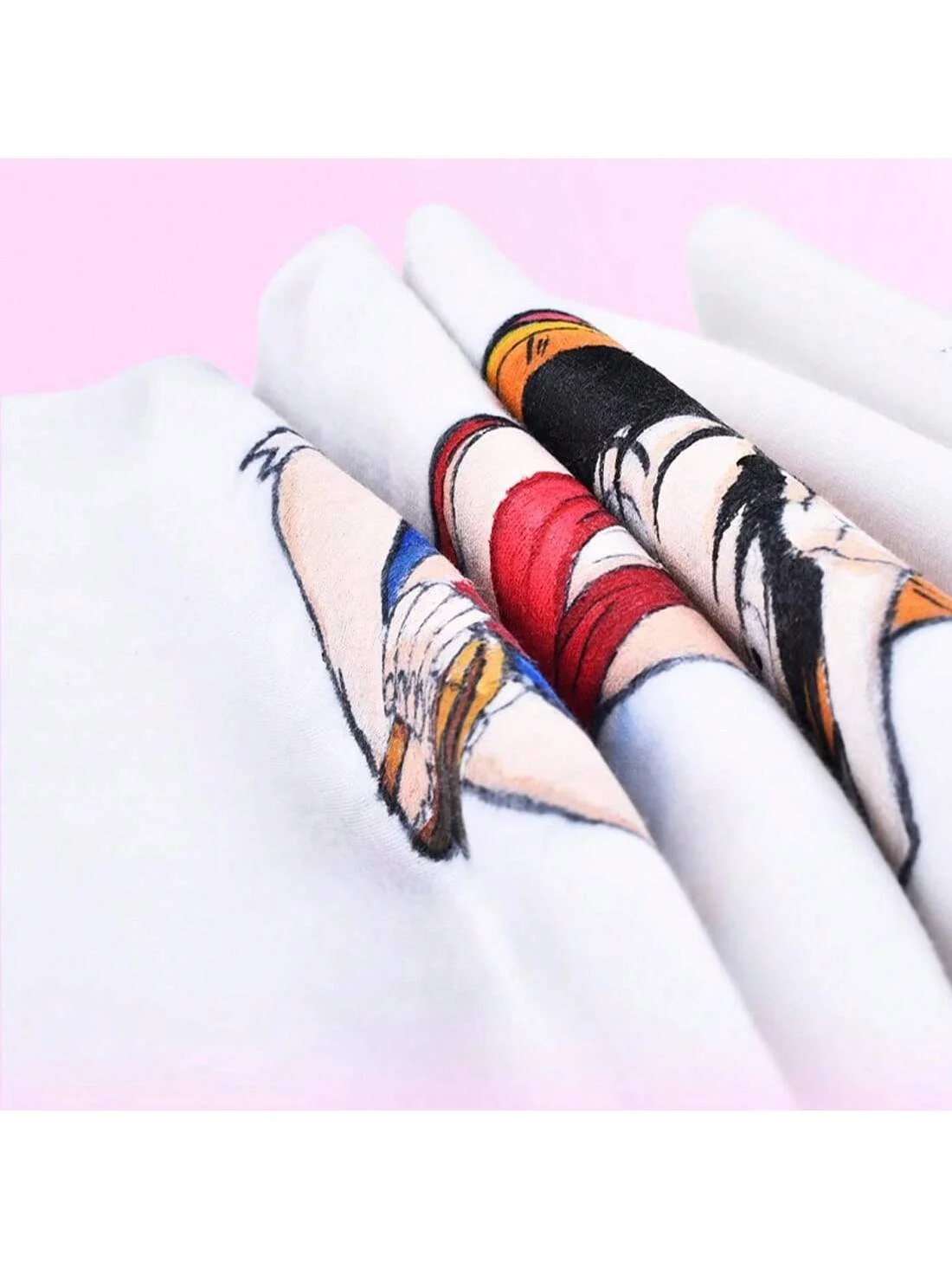 MOTARRO 12 Colors/Box Fabric Paint Set Permanent Textile Paint 12ml for Clothes Canvas Shoes Painting Supplies image 5