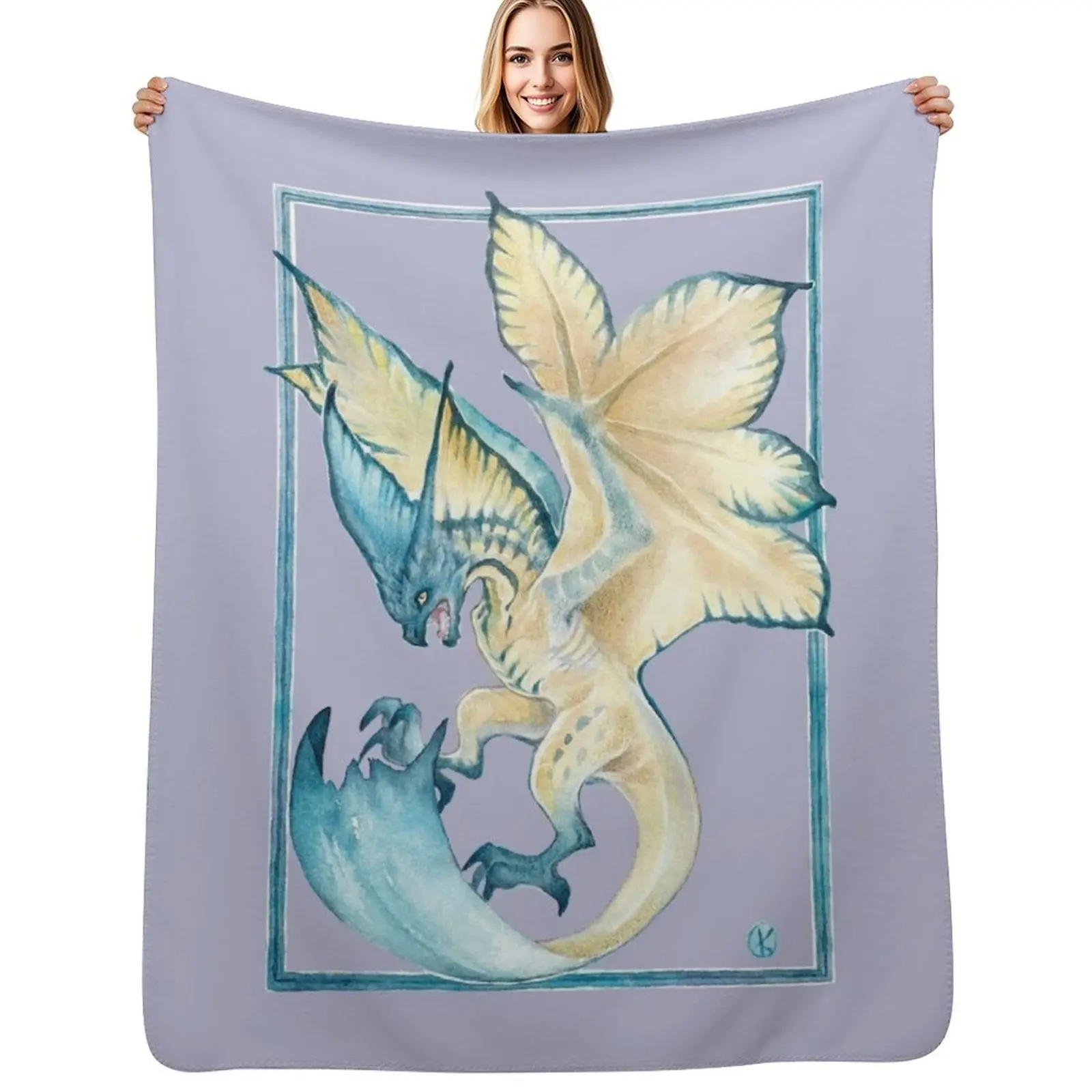 Monster Hunter Legiana Throw Blanket Decorative Sofas Plush Picnic Blankets For Sofas Soft For Sofa Thin Blankets