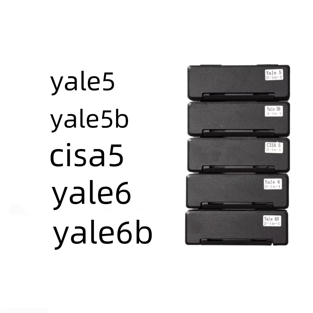 Herramienta de cerrajería 2 en 1 estilo lishi Yale-5 Yale-6 Yale5-B Yale6-B Yale5 Yale6 Cisa-5 Cisa5