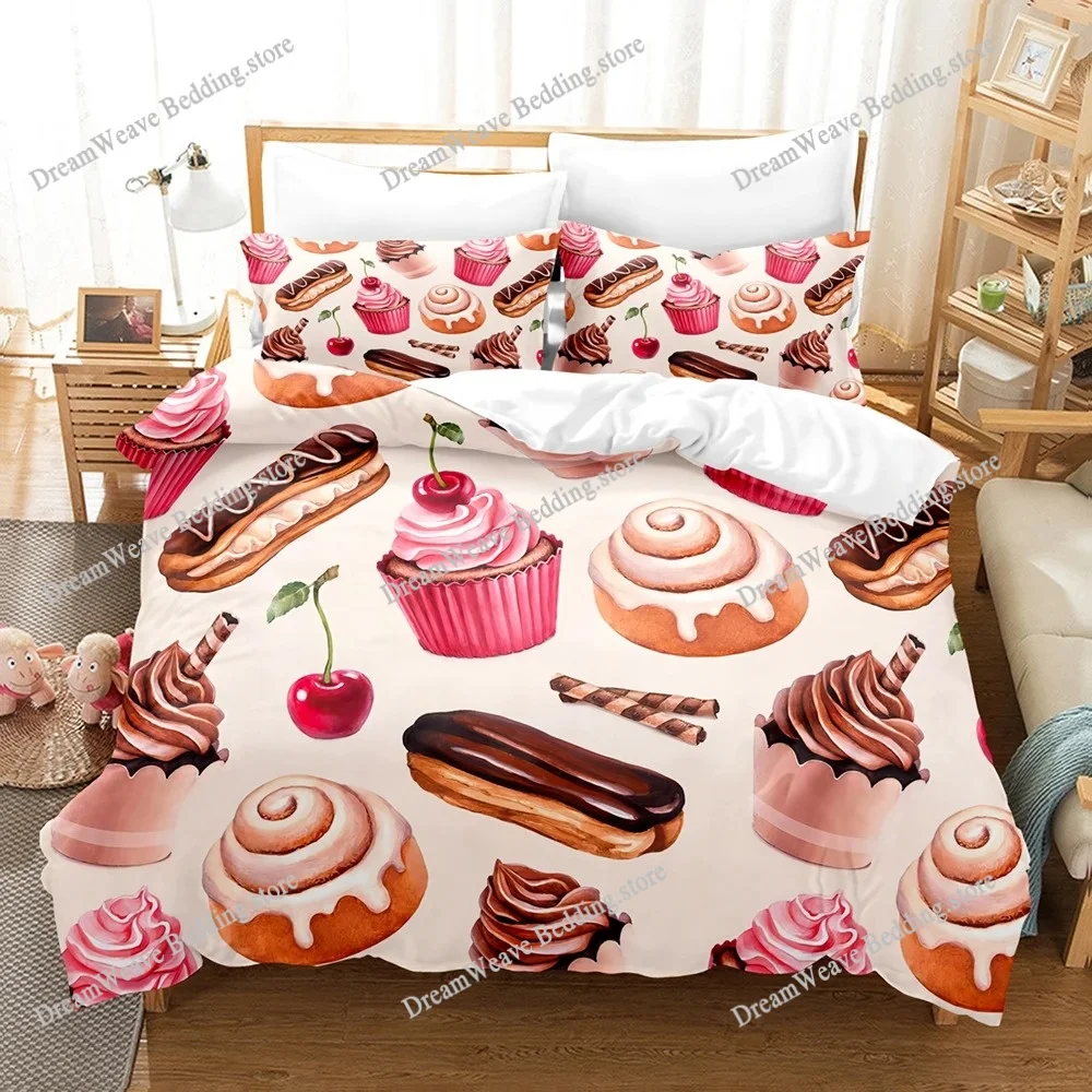 

Bedding Set Pink Love Heart Duvet Cover Boy, Kid's Fashion Quilt Cover Girls Room Cute Sweets Bedding King_Queen Duvet Cover Set