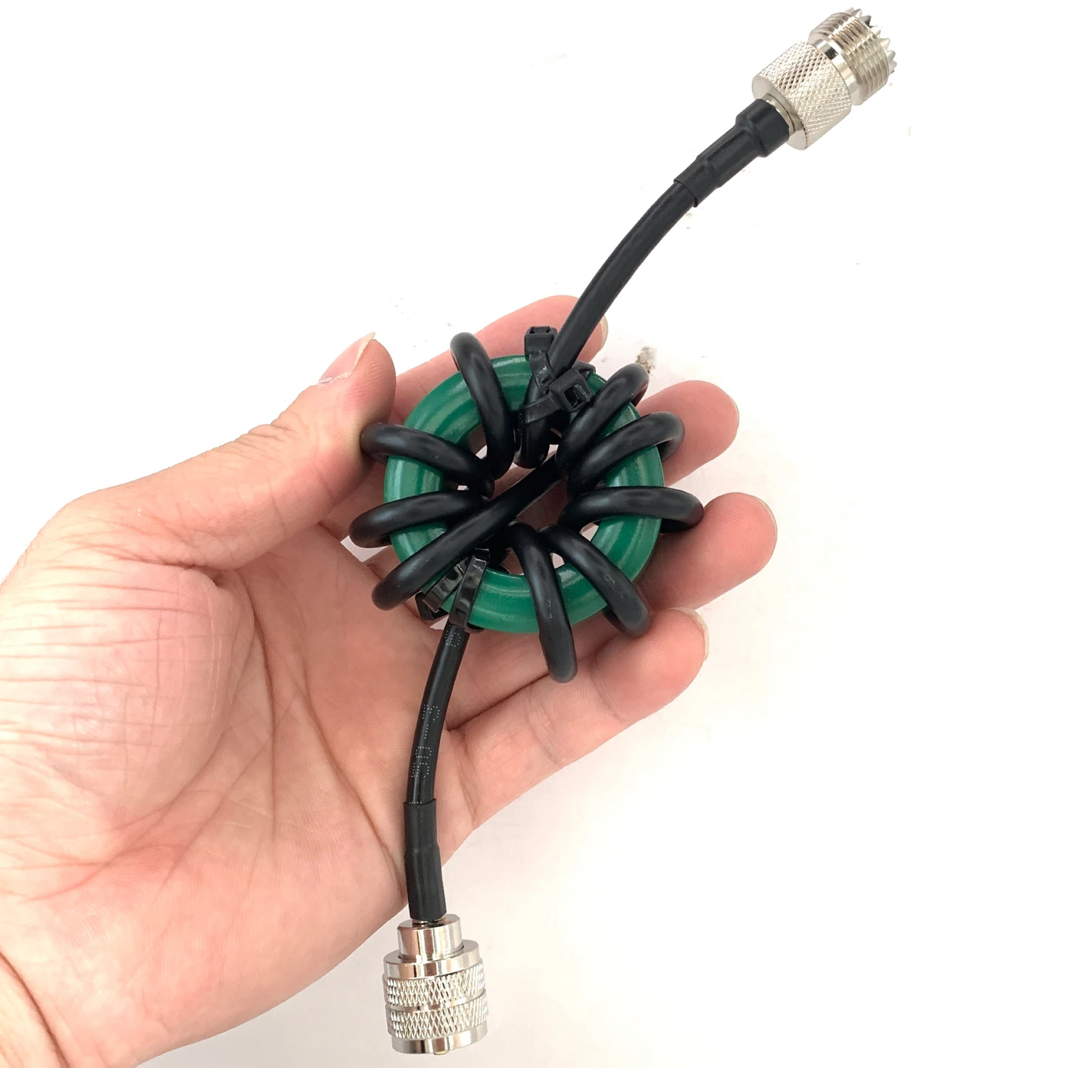 1.8-30MHz 200W Shortwave Choke Coil Magnetic Ring for HF Shortwave Radio Communication Test
