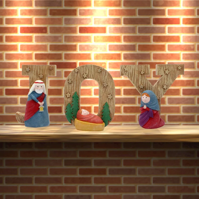 

‌Resin Wood-Like JOY Decor - Modern Desktop Decor for Home & Office‌