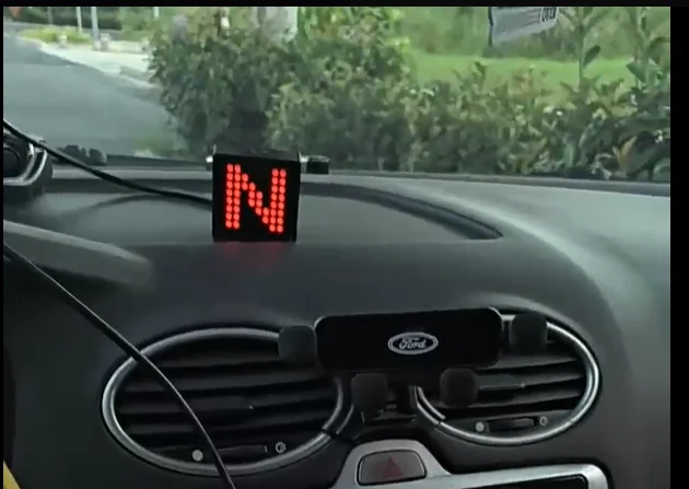 Universal Racing Gear Indicator Display with Sensor - Waterproof LED Digital Shift Light