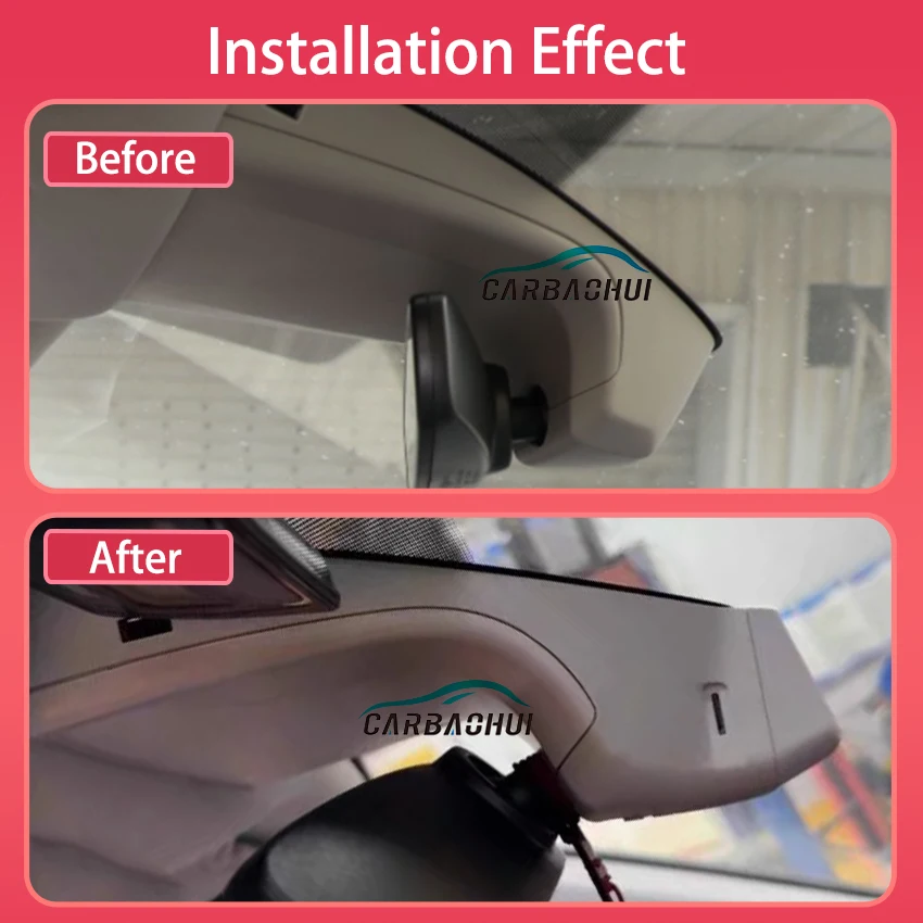 4K Wifi 3840*2160 Car DVR Dash Cam Camera Video Monitor for Volkswagen ID.7 ID7 2023 2024 2025, Dashcam for VW ID.7 Pro