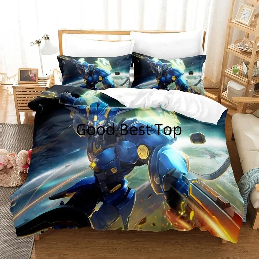 2023 Alien Marauder Bedding Set Single Twin Full Queen King Size Bed Set Aldult Kid Bedroom Duvetcover Sets Anime Bed Sheet Set