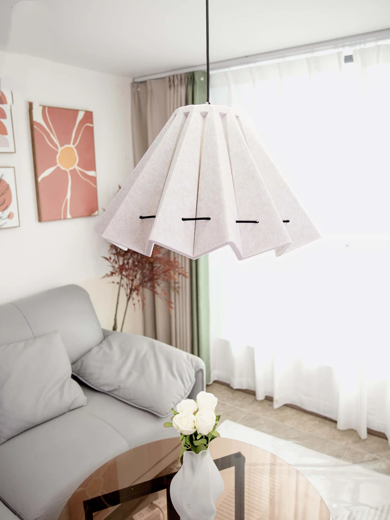 Nordic restaurant chandelier modern simple designer creative senior sense net red new bedroom homestay felt chandelier