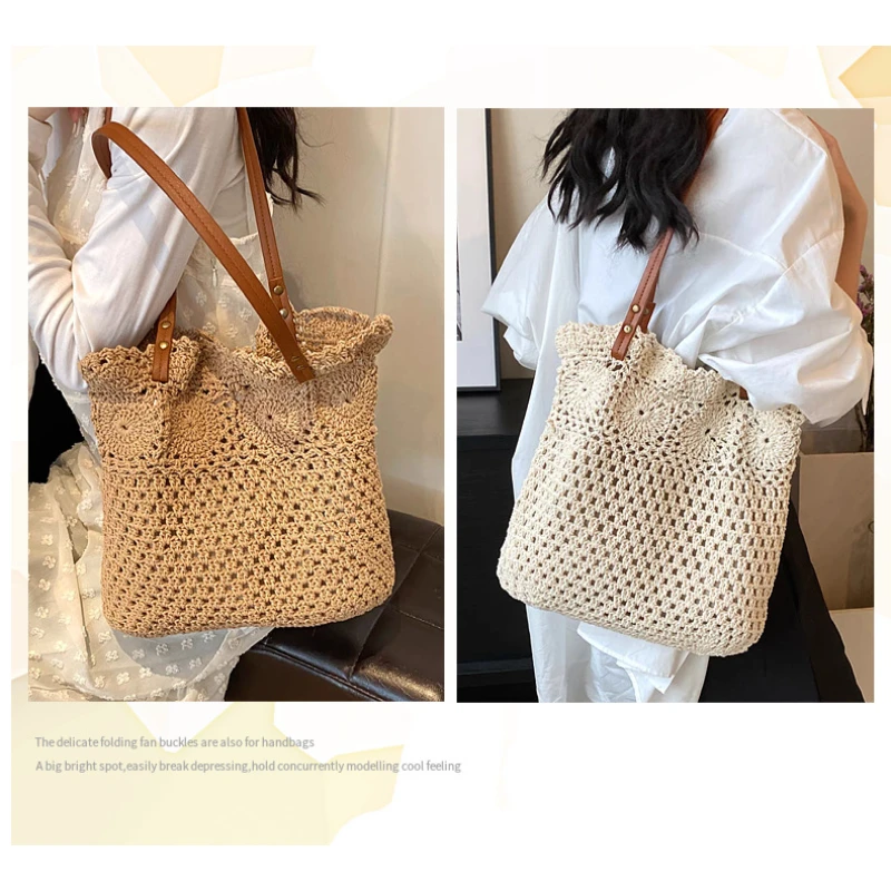 New Arrival Woven Bag,Summer Straw Bags,Lazy Style Women's Beach Bag,Satchel Single Shoulder Bag