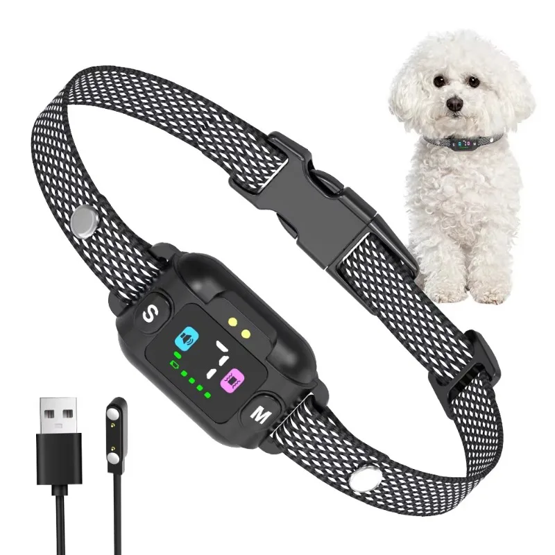 

Anti Barking Dog Collar for Small Dogs Humane Beep Vibration Pet Training Collar