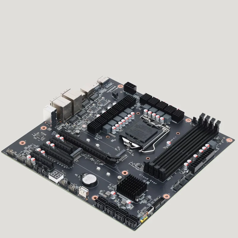 N97/10G N150 NAS DDR5 메인보드 6* SATA3.0 인텔 I226 2.5G 미니 ITX 17x17CM 2* M.2 소프트 라우터 DIY NAS 올인원 썸네일 2