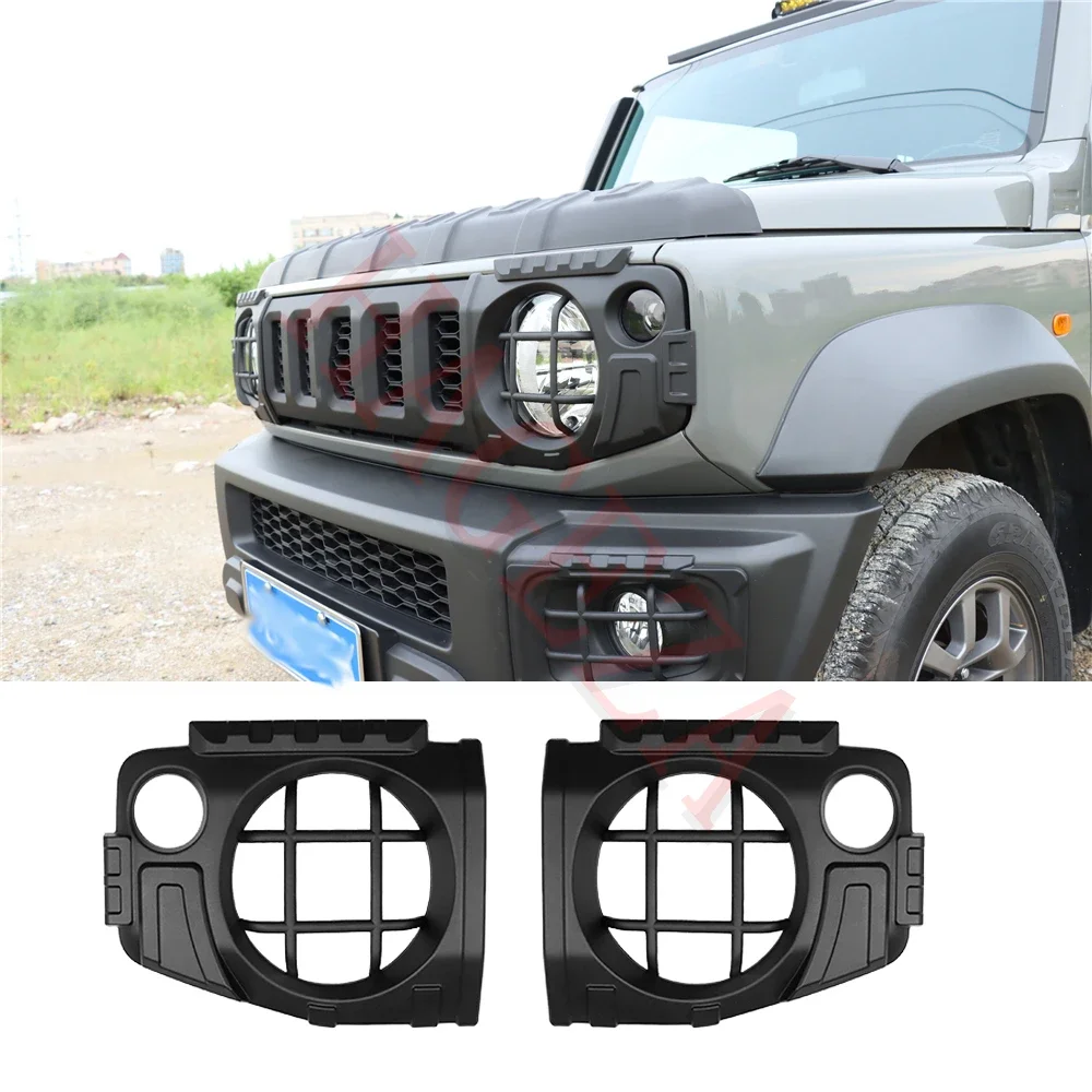 

for Suzuki Jimny 2/4 Door 2019-2024 Auto Front Headlight Lamp Protector Guard Decorative Cover Trim Car Retrofit Accessories