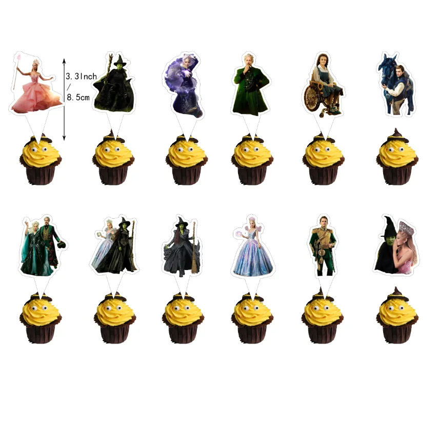 Witch magic Theme Birthday Party Decorations cake topper balloons banner Backdrop spiral for Girls Baby Shower Supply