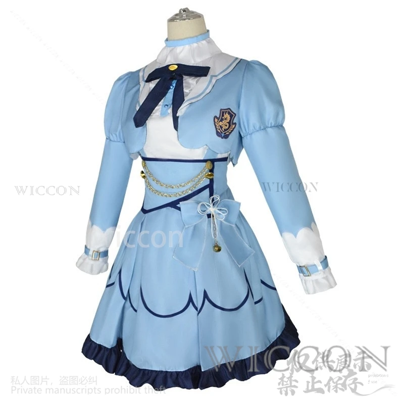 Anime YouTuber VTuber NIJISANJI Vliver Cosplay Amamiya Kokoro Costume Lolita Dress Wig Sexy Lovely Suit For Girls Customized