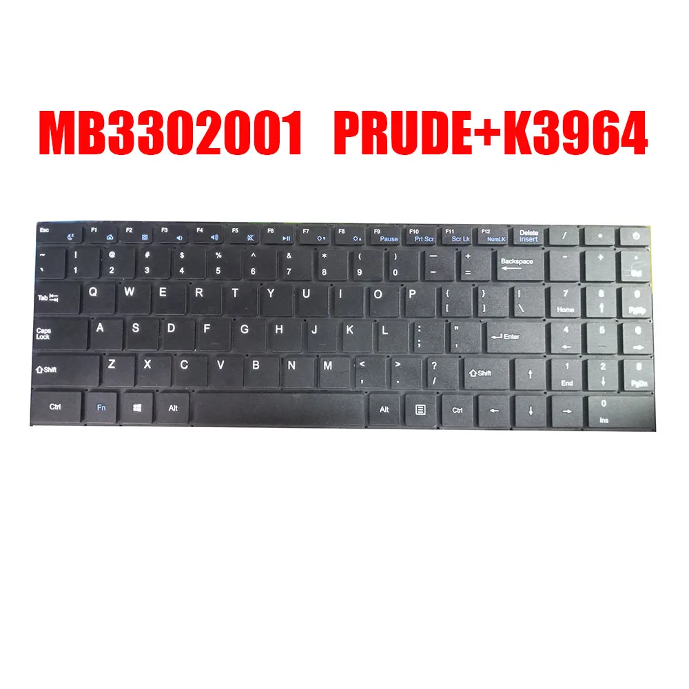 Tastiera per Laptop MB3302001 PRUDE + K3964 PRUDE-K3964 inglese US nero senza retroilluminazione nuovo