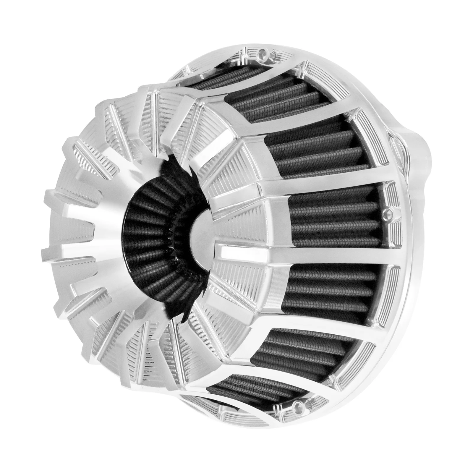 

STLF Chrome Air Cleaner Filter for Harley Touring Street Electra Glide Softail Dyna Fat Boy Sportster XL 883/1200