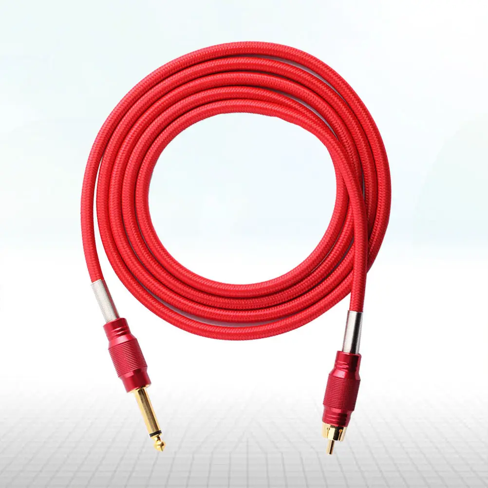 

Flexible Braided Hook Cord for Tattoo Machine Power Supply Pure Copper Connector High Conductivity Clip Cord Tattoo