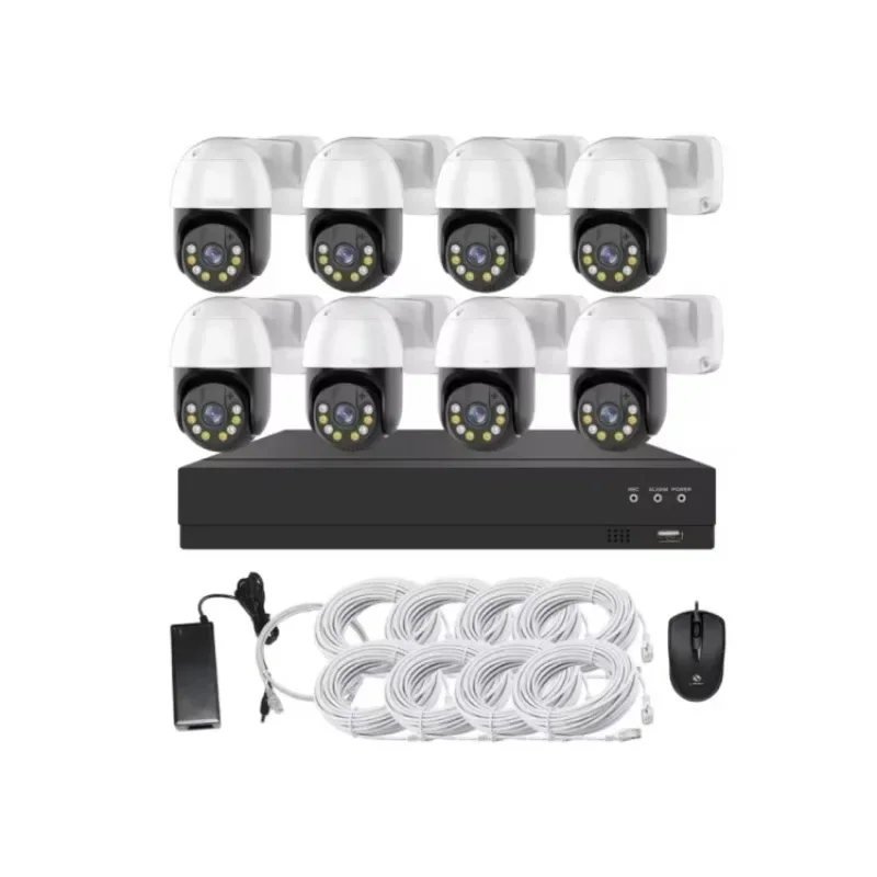 2026 5MP 4CH 8CH Home Cctv Security System IP Surveillance Cameras Support 8 Channel Poe NVR Cctv Camera System