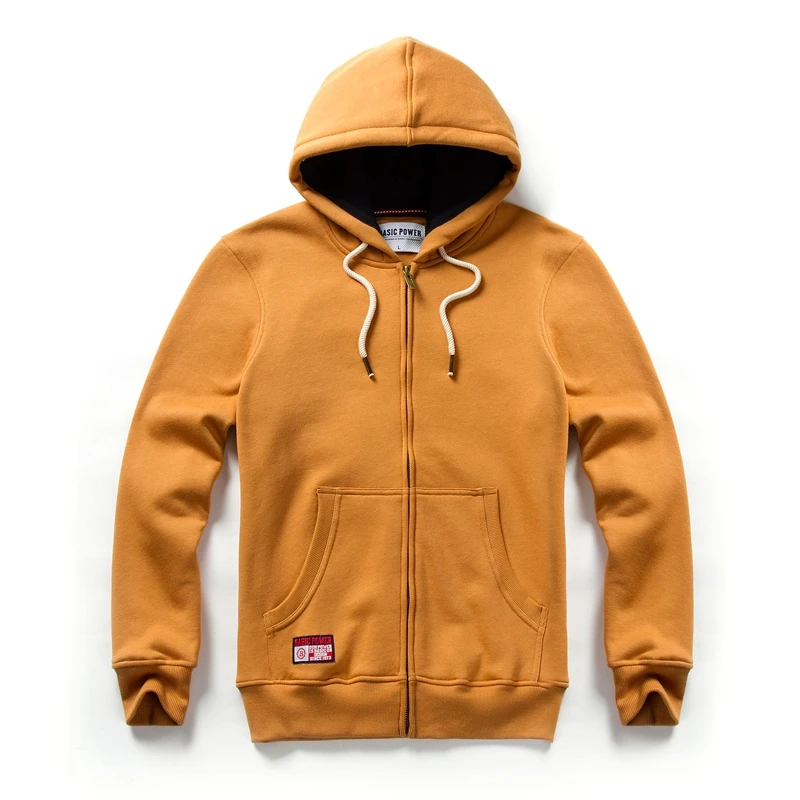 Hoodies for Men Winter Thicken Warm Zip Hoodie Sweatshirt Y2k Fashion Long Sleeve Men Coat Oversized Jacket Harajuku Teen Hooded