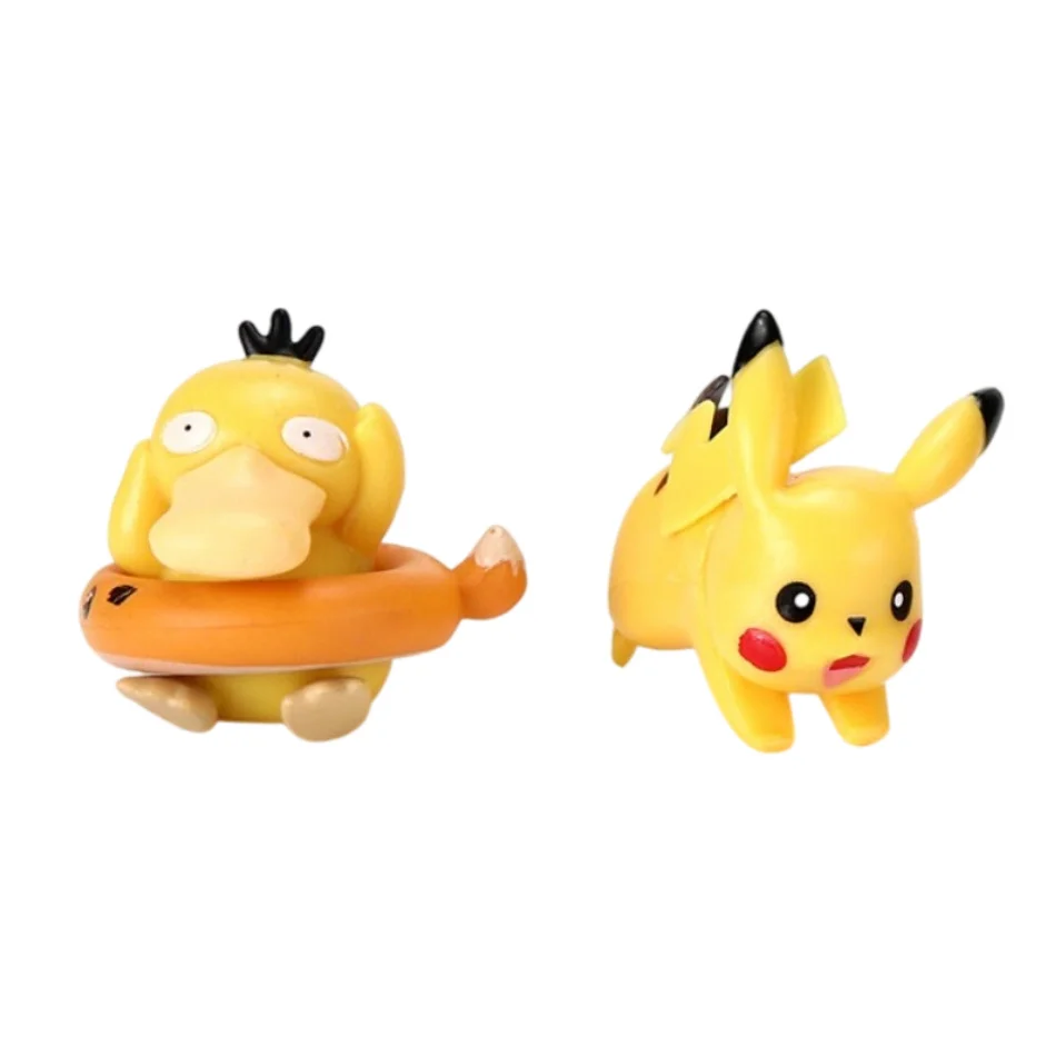 8PCS Pokemon Different Style Anime Figure Pikachu 2-3CM Action Model Not Repeating Mini Model Doll Toy Kids Christmas Gift