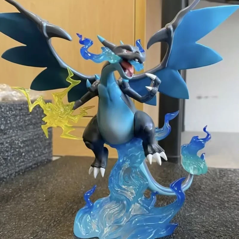 New PokéMon Reproduction Different Color Fire Breathing Dragon Digital Kid Handmade Ornament Model doll Handmade Toy Gift