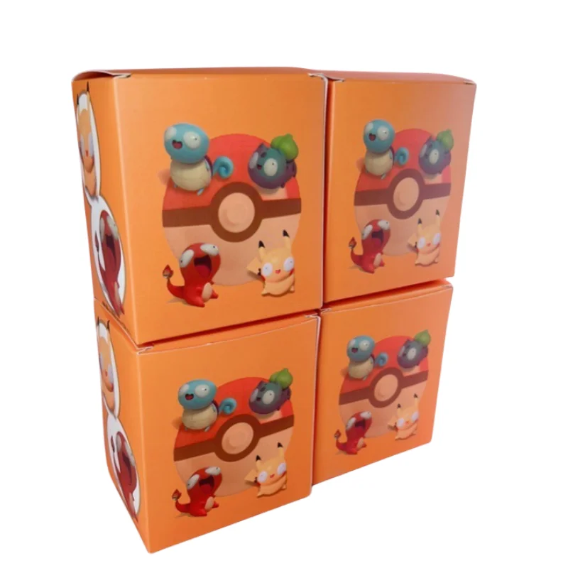 Pokémon anime figura de ação bonito olhos grandes engraçado charmander bulbasaur modelo ornamentos alto valor carro decoração para casa brinquedos do miúdo presente