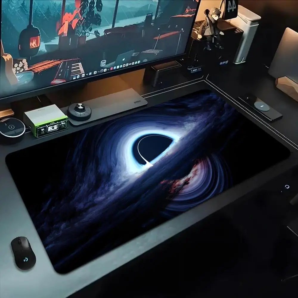 

black hole Mouse Pad 500X1000 mm Large Gaming Mousepad Gamer XL Rubber Otaku Keyboard Pad Laptop Desk Mat