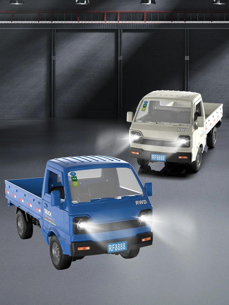 ZWN 1:16/1:18 RC AUTO Simulatie Drift Klimmen Truck Led Licht Kleine Lading Afstandsbediening Elektrisch Speelgoed Model voor Kinderen Geschenken - afbeelding 2
