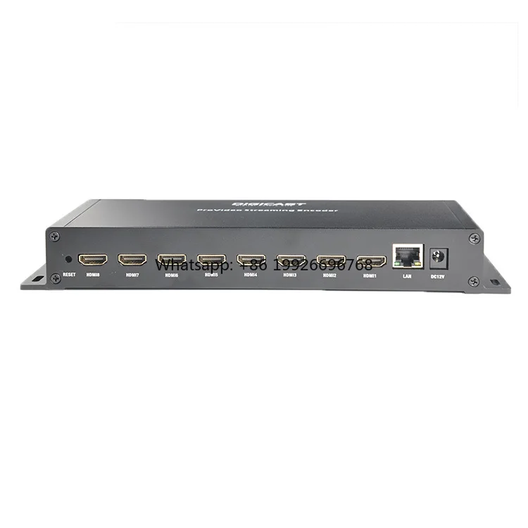

HD MI Live Encoder H264 HD SRT HLS Video H265 8-канальный энкодер заводской
