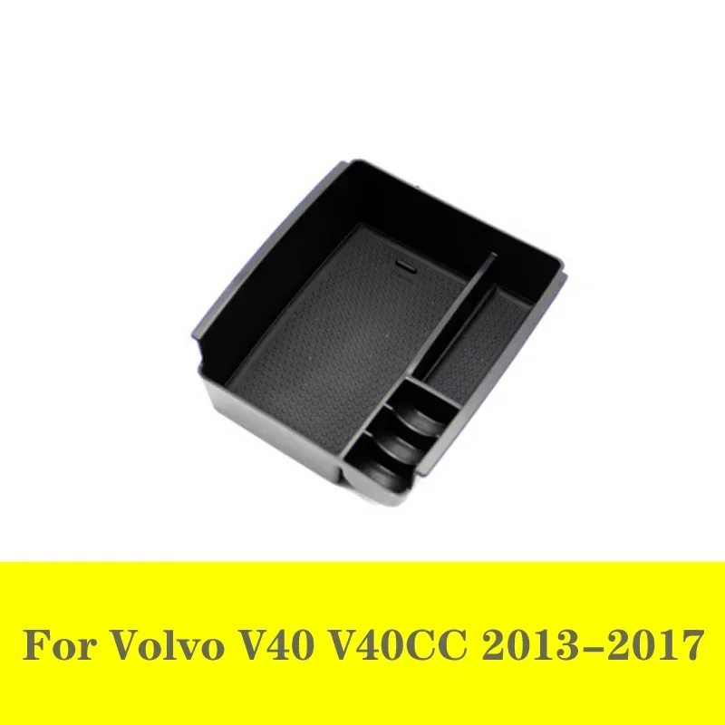 For Volvo V40 V40CC 2013-2017 Car Center Console Armrest Storage Box Organizer Tray Car Accessories