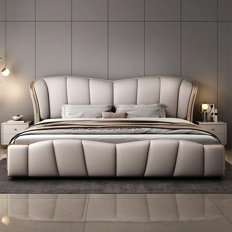 # Storage Luxury Bed King Size Double Sun Modern Beauty European Bedroom Bed Portable Sleeping Camping Safe Cama Hotel Furniture