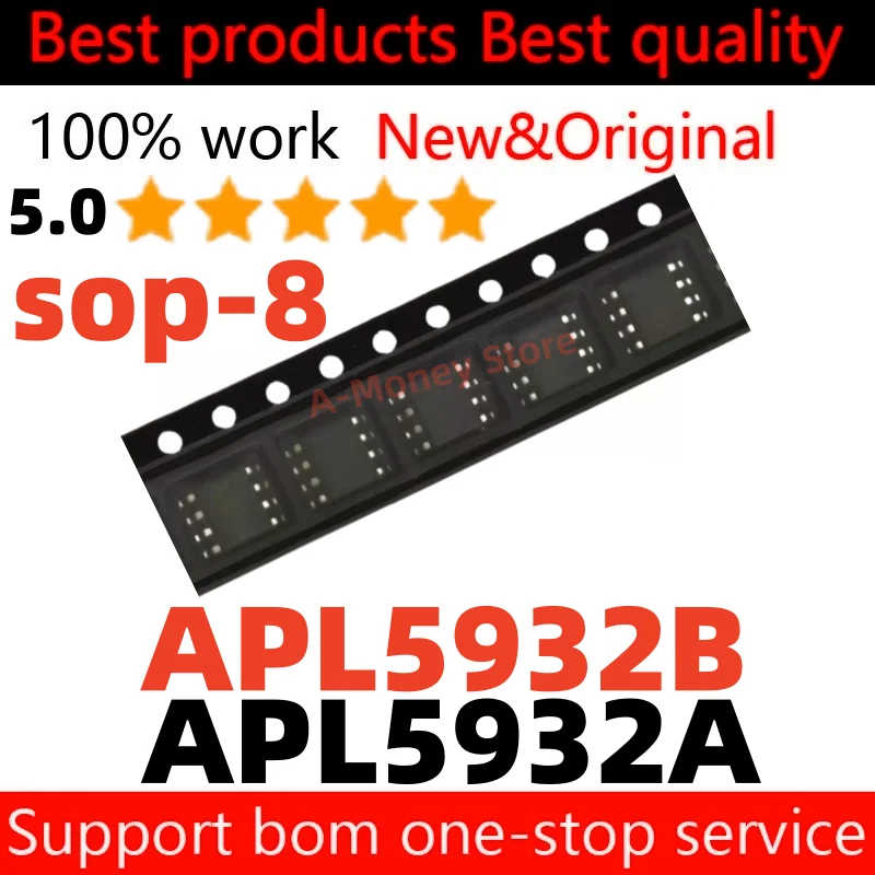 

(5pcs)APL5932B APL5932A 5932A 5932B APL5932BKAI-TRG APL5932AKAI-TRG sop-8