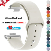 Sport Watchband for Huawei Watch Fit 4 Pro 3 2 1 Strap Silicone Bracelet Wristband for Huawei Watch Smartwatch Correa Band Strap